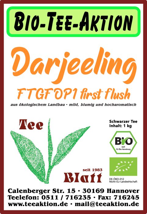 [A2] Bio-Tee-Aktion: Darjeeling FTGFOP1 first flush