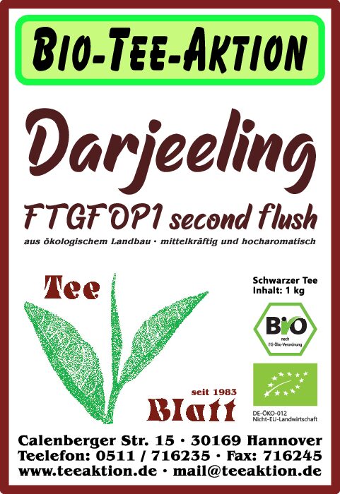 [A3] Bio-Tee-Aktion: Darjeeling FTGFOP1 second flush