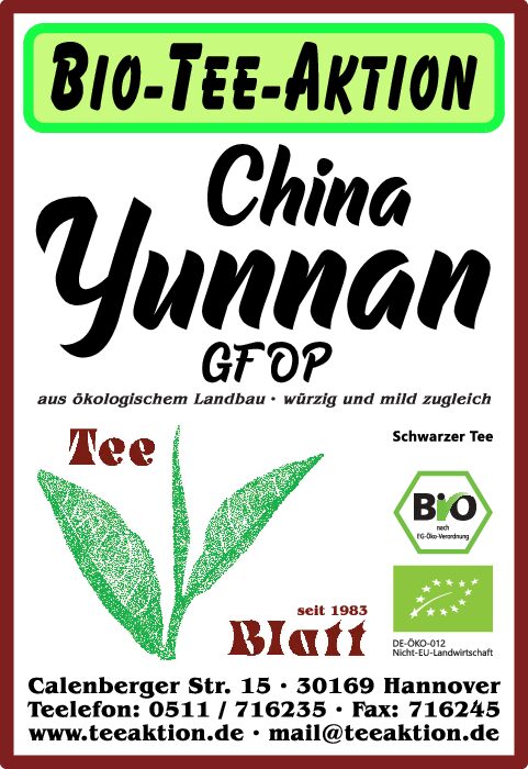 [A5] Bio-Tee-Aktion: China Yunnan GFOP