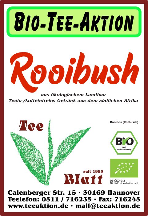 [A10] Bio-Tee-Aktion: Rooibush